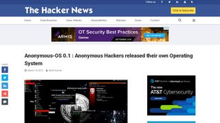 
                            5. Anonymous-OS 0.1 : Anonymous Hackers released their …