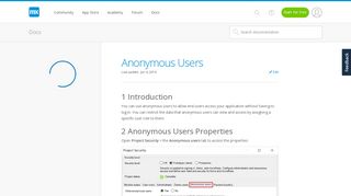 
                            6. Anonymous Users - Studio Pro 8 Guide | Mendix Documentation