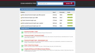 
                            2. Answered Insight Login - localexam.com