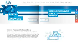 
                            4. Answers Portals - A One stop shop for assignment and ...