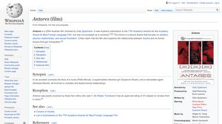 
                            2. Antares (film) - Wikipedia