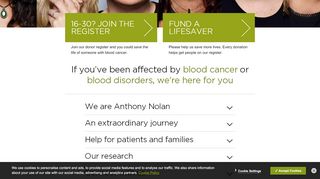 
                            4. Anthony Nolan | Saving the lives of people with blood cancer.