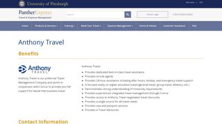 
                            8. Anthony Travel – Panther Express Travel & Expense Management