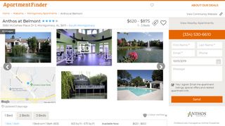 
                            3. Anthos at Belmont - Montgomery, AL | Apartment Finder