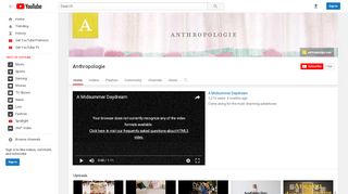 
                            3. Anthropologie - YouTube