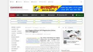 
                            8. Anti Ragging Affidavit 2019 Registration Online - www ...