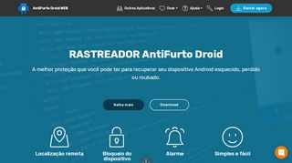 
                            9. AntiFurto Droid - Rastreador antifurto para android