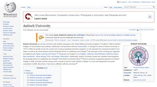 
                            9. Antioch University - Wikipedia