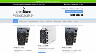 
                            7. Antminer Distribution Europe B.V. - Worldwide …