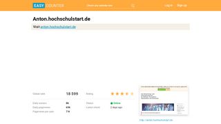 
                            3. Anton.hochschulstart.de: hochschulstart Startseite ...