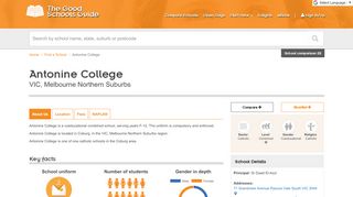 
                            3. Antonine College | Good Schools Guide