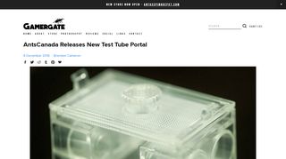 
                            3. AntsCanada Releases New Test Tube Portal — Gamergate