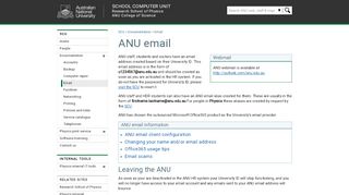 
                            6. ANU email - SCU - ANU