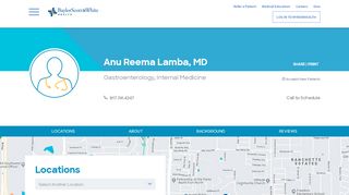 
                            7. Anu Reema Lamba, MD | Baylor Scott & White Health