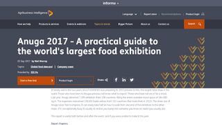 
                            7. Anuga 2017 | Agribusiness Intelligence