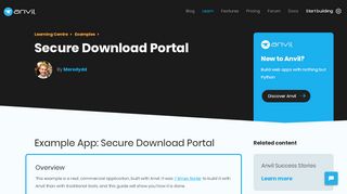 
                            6. Anvil | Secure Download Portal - Anvil.works