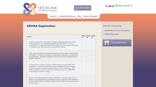 
                            7. ANVISA Registration | Techlink International Inc