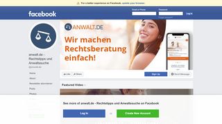 
                            6. anwalt.de - Rechtstipps und Anwaltssuche - Videos | Facebook