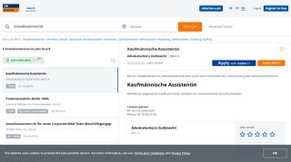 
                            5. Anwaltssekretariat jobs - 1 vacancies on JobScout24