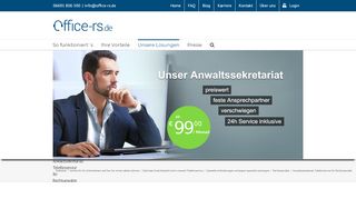 
                            5. Anwaltssekretariat: Telefonservice für Rechtsanwälte – …