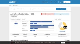 
                            3. anwaltssekretariat.de | Website SEO Review | Seobility.net