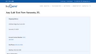
                            9. Any Lab Test Now Sarasota, FL - IvyGene Diagnostics