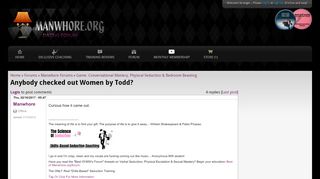 
                            8. Anybody checked out Women by Todd? | Manwhore forum