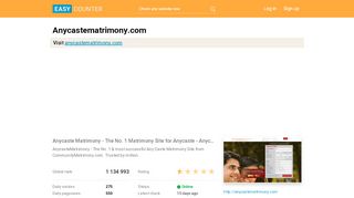 
                            4. Anycastematrimony.com: Anycaste Matrimony - The No. 1 ...