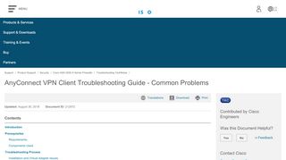 
                            2. AnyConnect VPN Client Troubleshooting Guide - Cisco