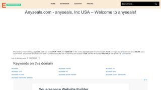 
                            8. Anyseals.com - anyseals, Inc USA – Welcome to …