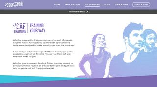 
                            7. Anytime Fitness | Training