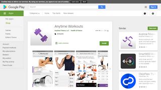 
                            9. Anytime Workouts - Apps on Google Play