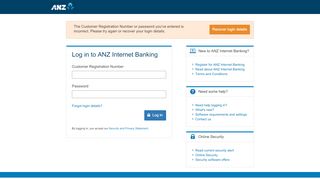 
                            2. ANZ Australia Internet Banking