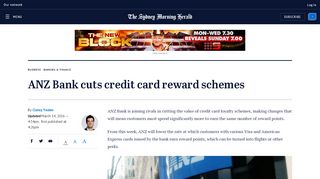 
                            9. ANZ Bank cuts credit card reward schemes