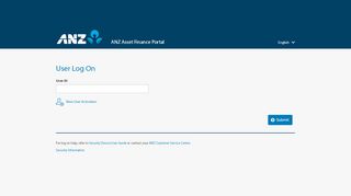 
                            4. ANZ Log On - ANZ Asset Finance Portal