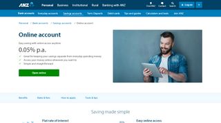 
                            6. ANZ Online account | Savings | ANZ