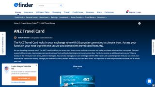 
                            7. ANZ Travel Card - Travel Money Card Review | finder.com.au