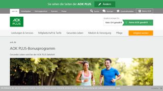 
                            4. AOK Bonus-App - ganz einfach Punkte sammeln - AOK Plus