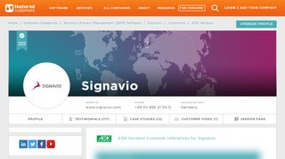 
                            9. AOK Nordost customer references of Signavio