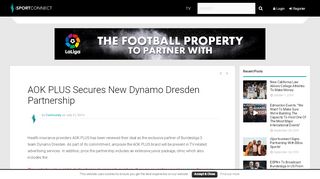 
                            7. AOK PLUS Secures New Dynamo Dresden Partnership ...