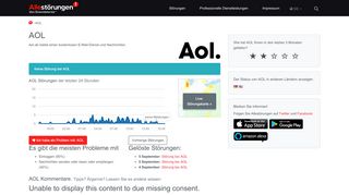
                            9. AOL aktuelle Probleme, Fehler und Störungen | Allestörungen