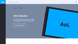 
                            1. AOL Calendar - AOL Help