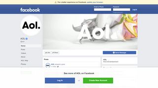 
                            8. AOL - Home | Facebook