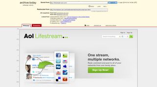 
                            7. AOL Lifestream : Login - archive.is