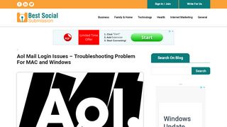 
                            7. AOl Mail Login Issues - Troubleshooting Problem For MAC ...