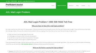 
                            6. AOL Mail Login Problem Fix Out By Dialing 1-888-508-9666 ...