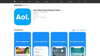 
                            6. AOL: News, Email, Weather & Video on the App Store - iTunes - Apple