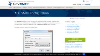 
                            2. AOL SMTP configuration - smtp mail server - professional ...