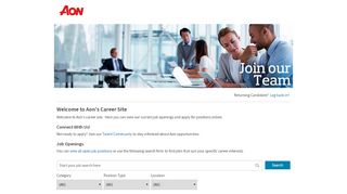 
                            4. Aon | Careers Center | Welcome