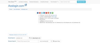 
                            9. Aoslogin.com - site-stats.org